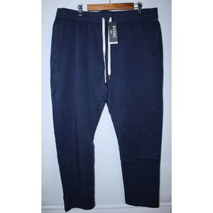 NWT Rhone Men's XXL Navy Blue Elastic Waist Everyday Twill Off-Hours Pants